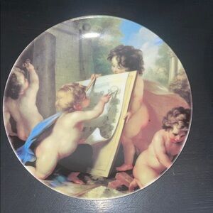 Formalities The Cherubs Baum Fine Porcelain 8" Collector Plate